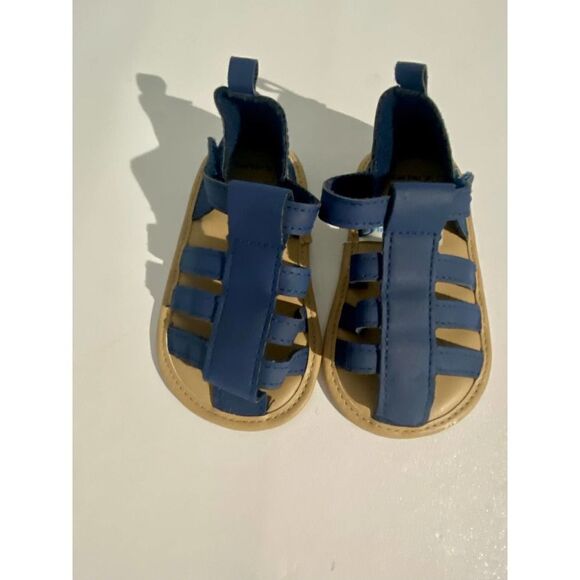 Carter's Blue Strappy Sandals - Picture 1 of 6